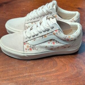 Vans White Canvas Sneakers